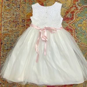 Girls 1st Communion dress, flower girl dress